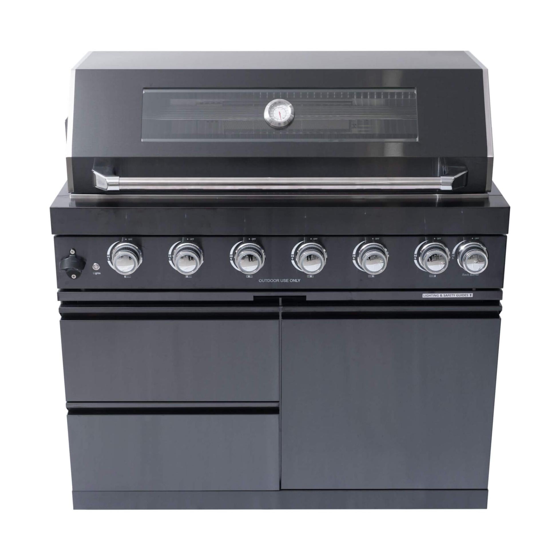 Rotisserie Included 6-Burner Grill Island | SAKSBY WHOLESALE