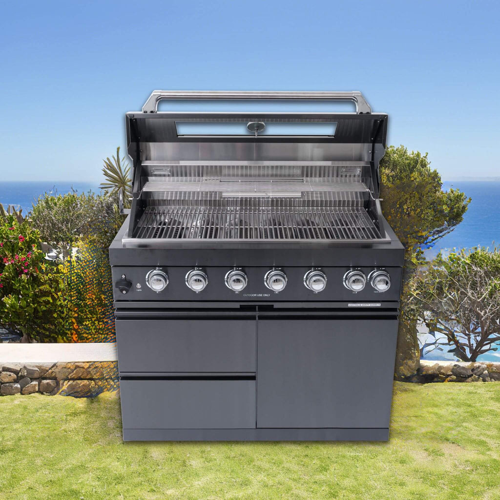 Rotisserie Included 6-Burner Grill Island | SAKSBY WHOLESALE