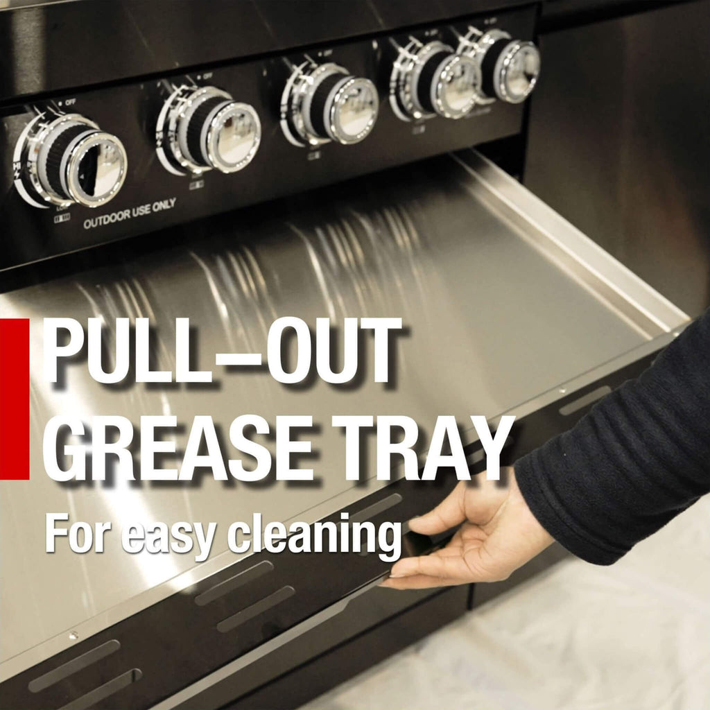 Rotisserie Included 6-Burner Grill Island | SAKSBY WHOLESALE