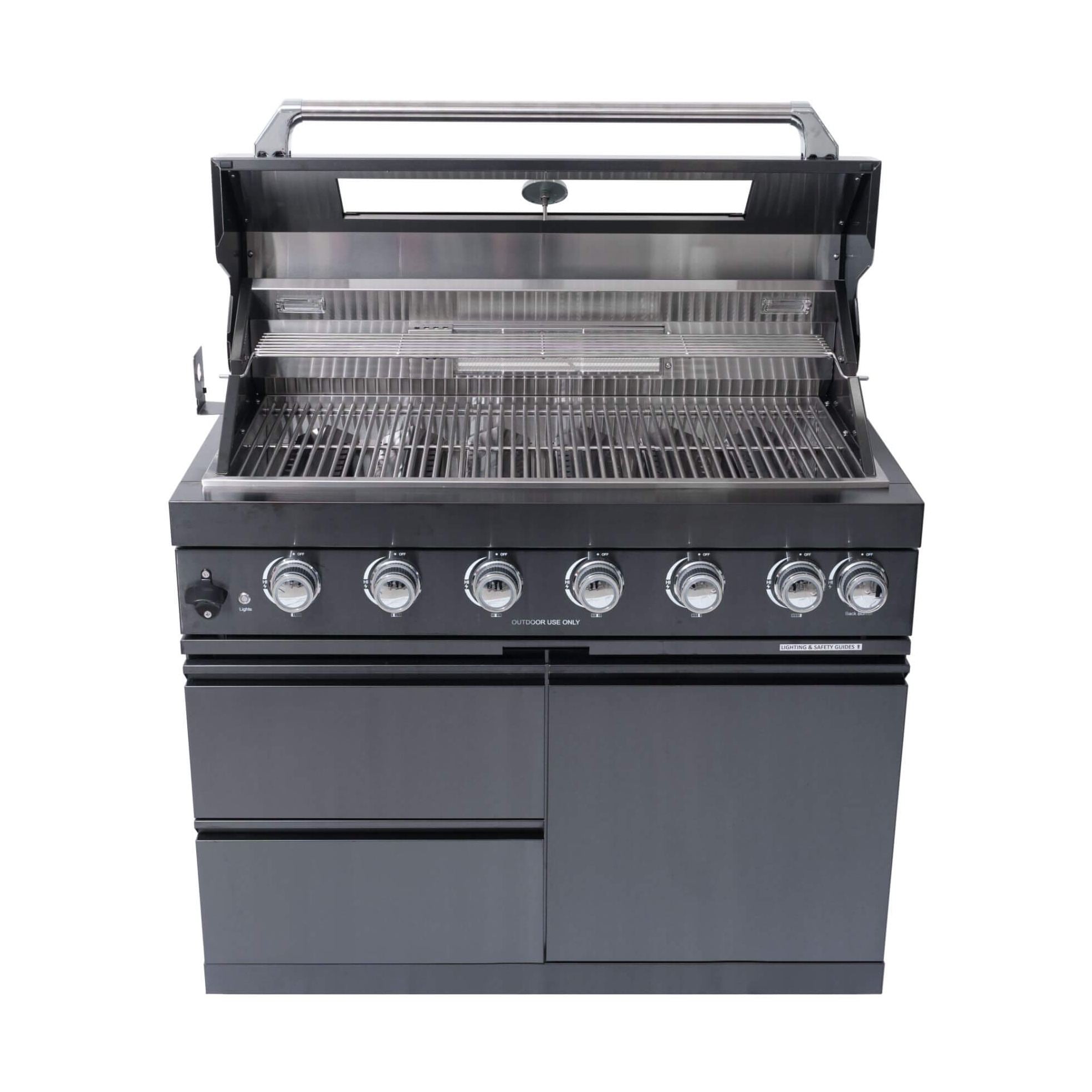 Rotisserie Included 6-Burner Grill Island | SAKSBY WHOLESALE