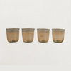 Ruffle Rocks Clear Drinking Glass