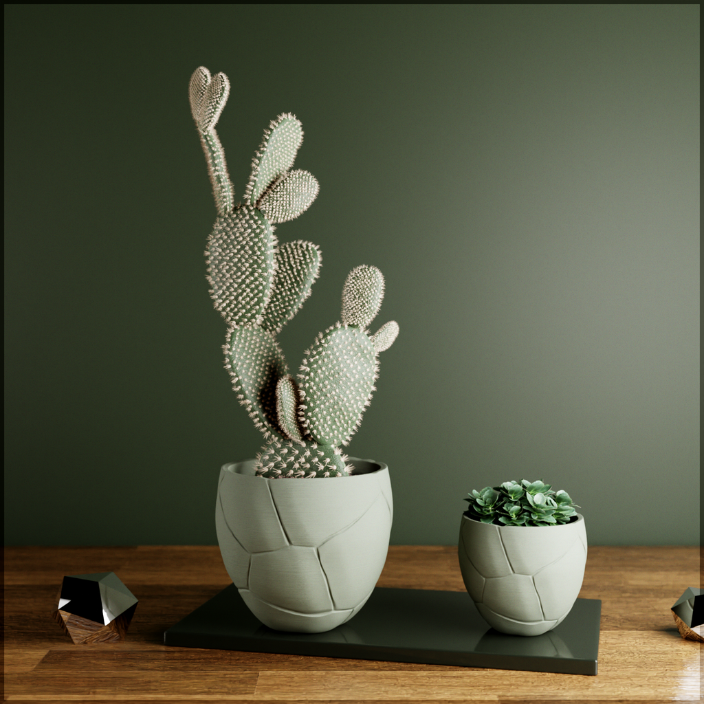 Rugged Modern Textured Planter Medium | Modernized Pottery