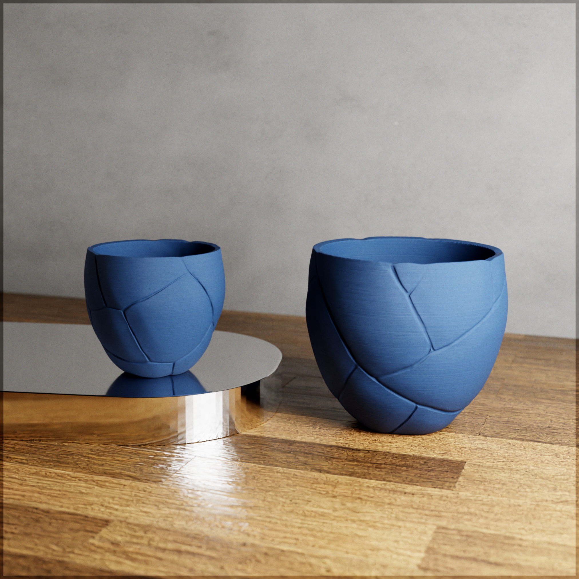 Rugged Modern Textured Planter Medium | Modernized Pottery