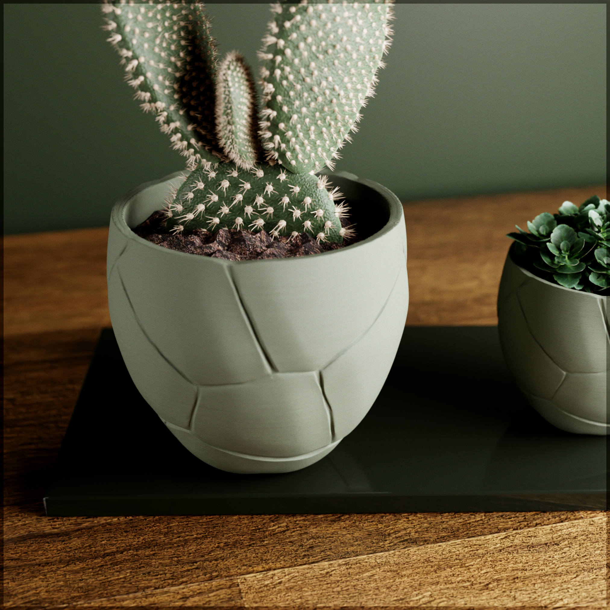 Rugged Modern Textured Planter Medium | Modernized Pottery