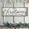Rustic Canvas Christmas Sign Decor | Tailored Canvases
