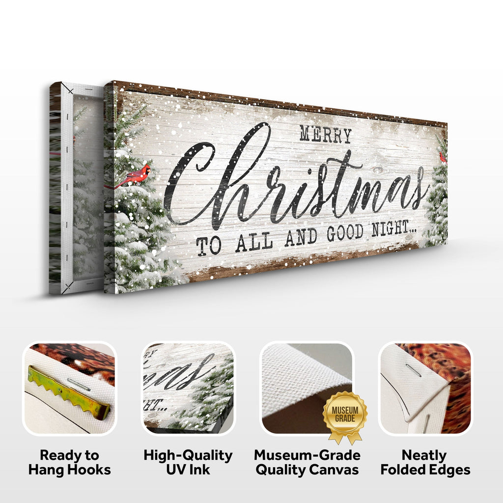 Rustic Canvas Christmas Sign Decor | Tailored Canvases