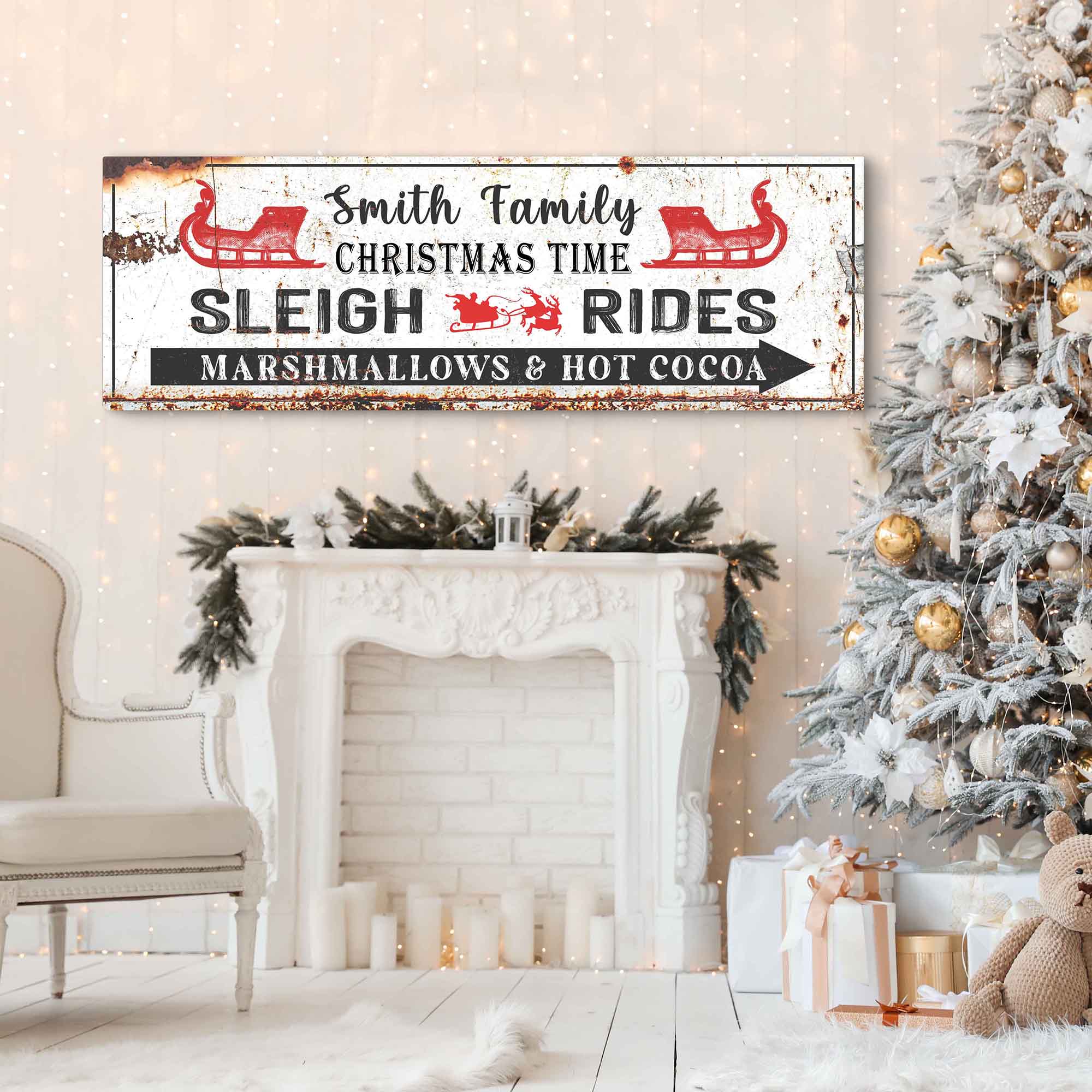 Rustic Canvas Wall Art Sleigh Rides | Tailored Canvases