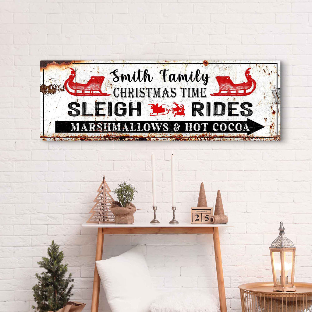 Rustic Canvas Wall Art Sleigh Rides | Tailored Canvases