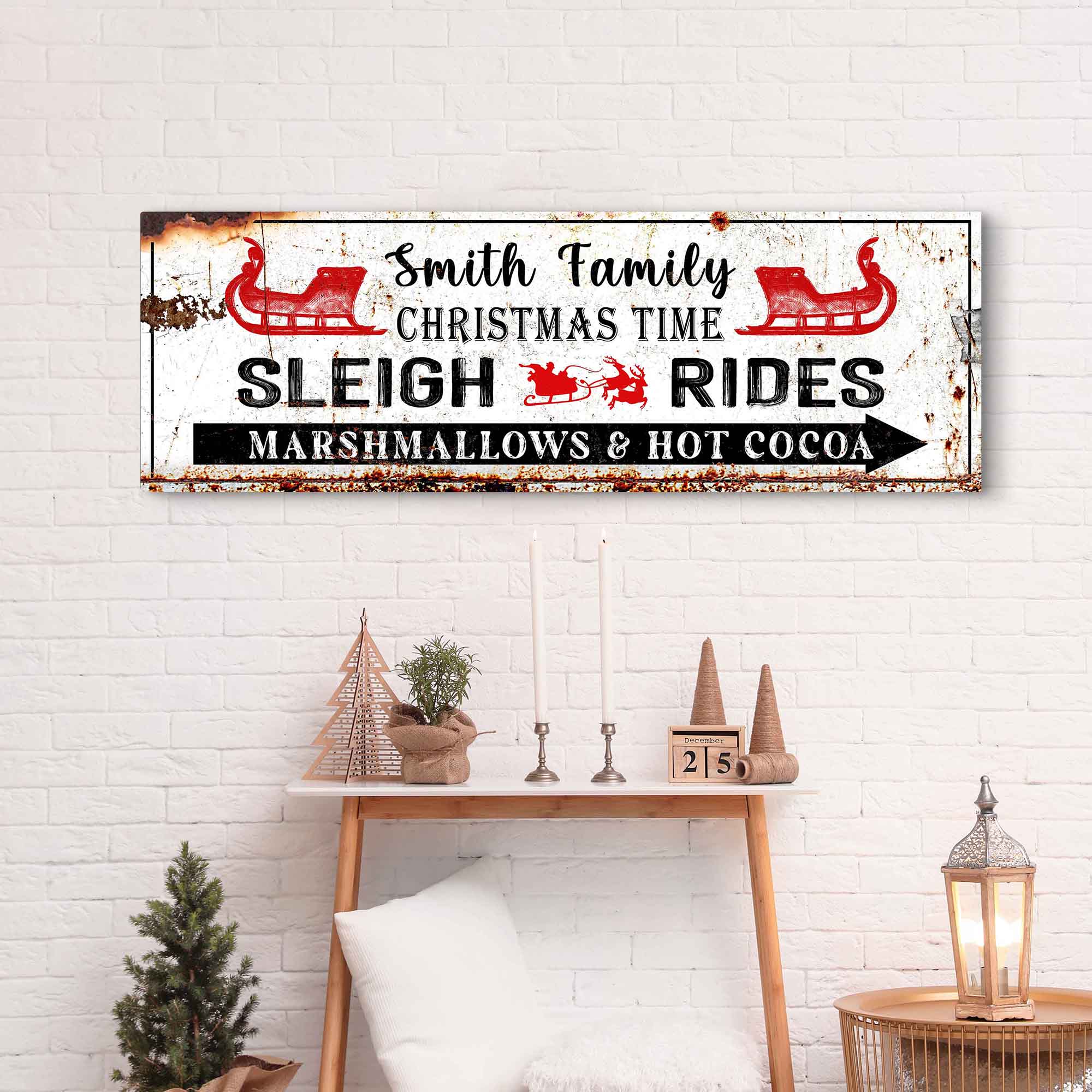 Rustic Canvas Wall Art Sleigh Rides | Tailored Canvases