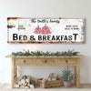 Rustic Christmas Bed and Breakfast Sign | Tailored Canvases