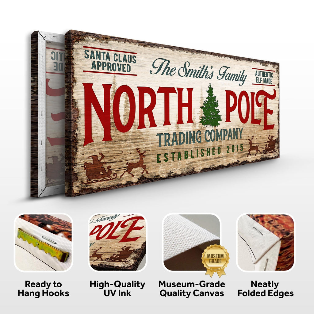 Rustic Distressed Christmas Sign | Tailored Canvases