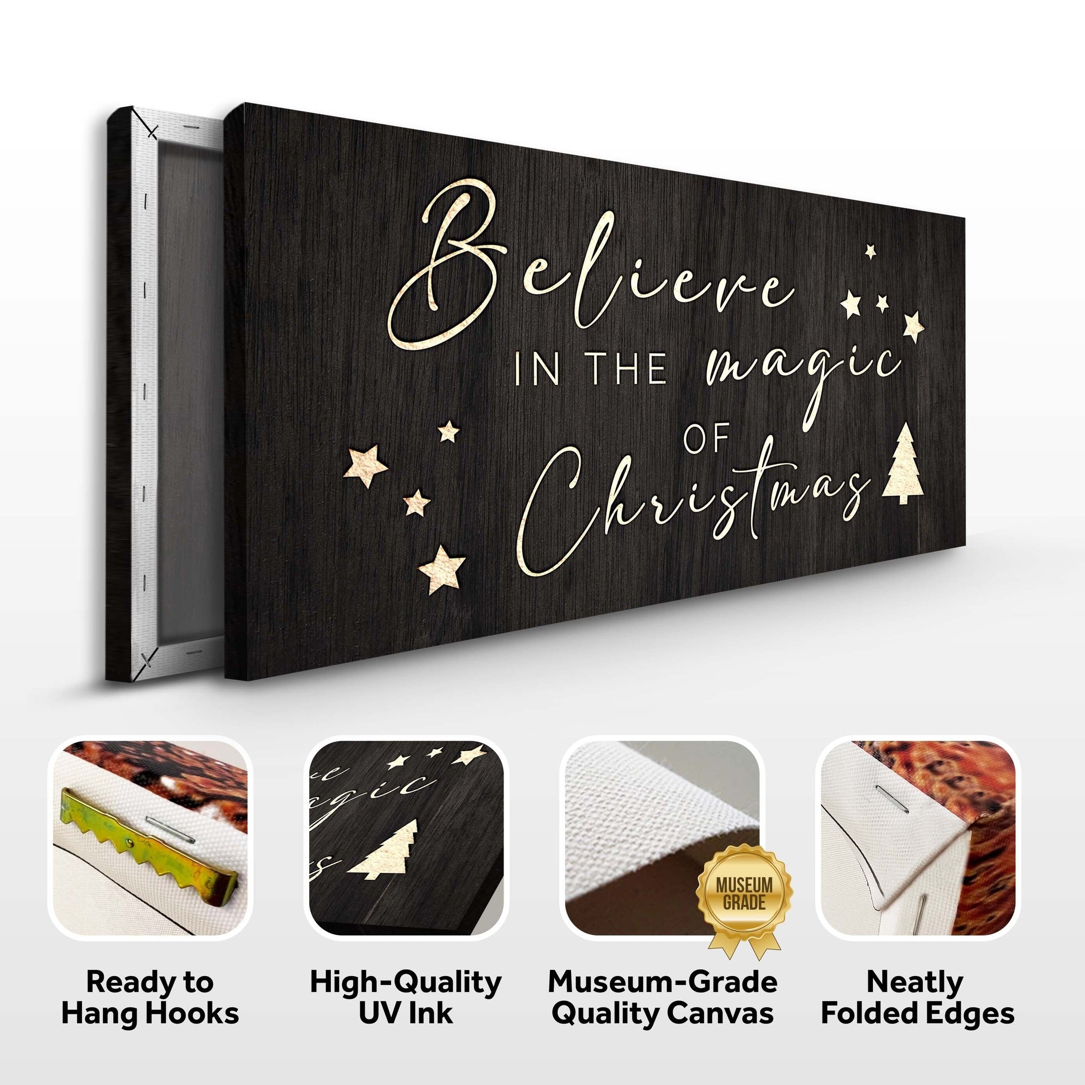 Rustic Painted Wooden Holiday Sign II | Tailored Canvases