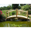 Handcrafted Cedar Garden Bridge For Outdoor Pathways by Cedar Creek Rustic Furniture