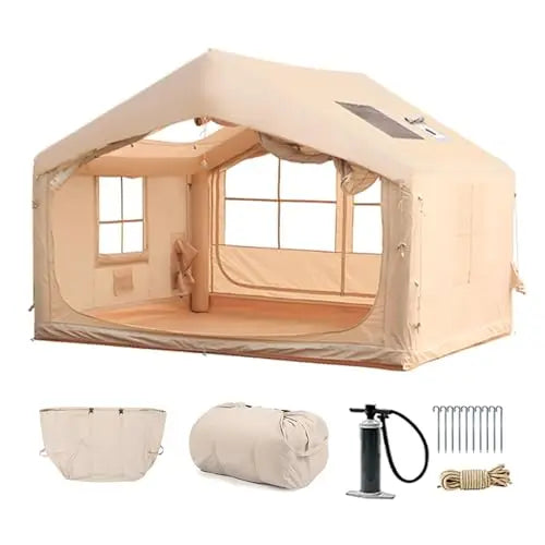 Inflatable Camping Tent 6 To 8 Person Ultra Quick Setup