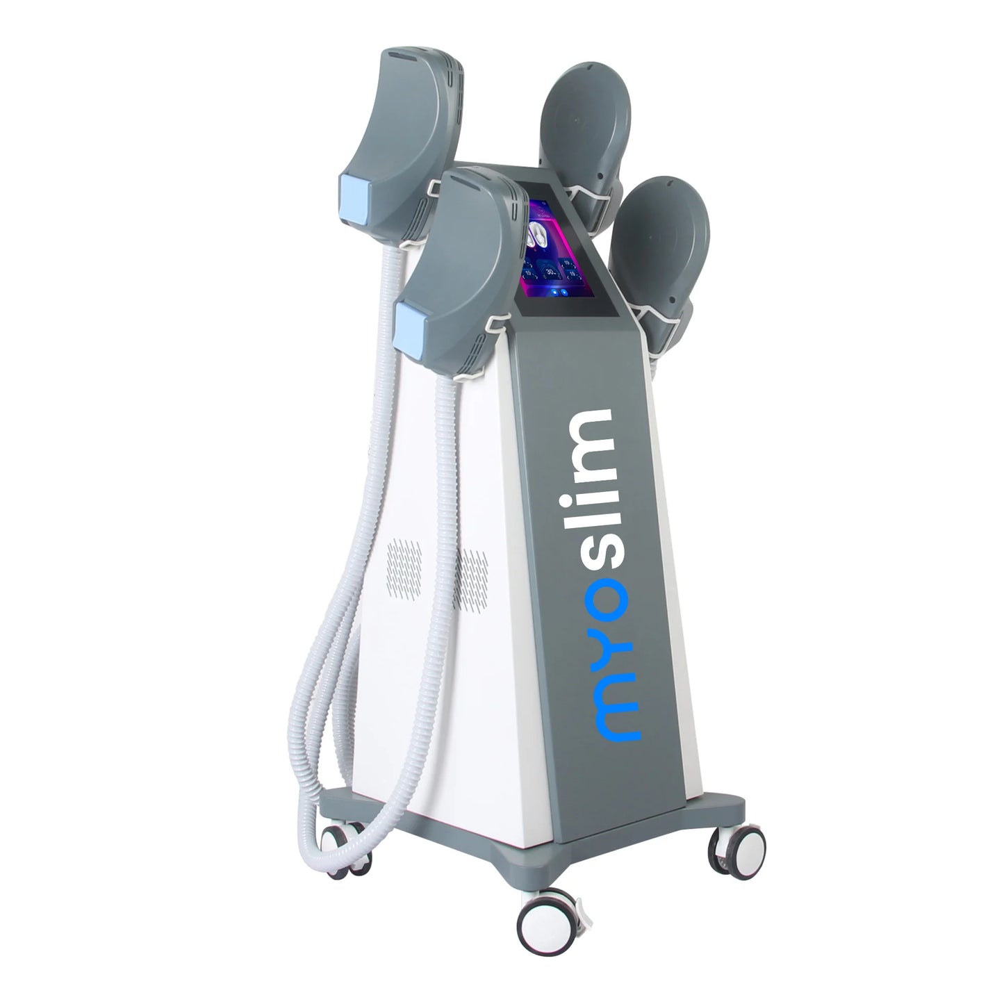 EMS Body Sculpting Machine Muscle Shaping 6500W 200hz EMS Radio Frequency RF Muscle Stimulator Device 4 Handle Myoslim