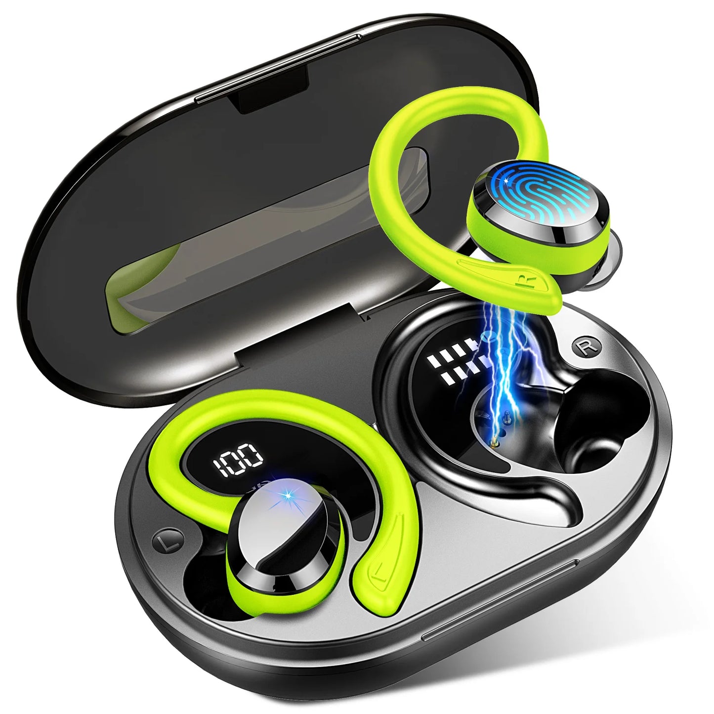 Drsaec Wireless Earbuds Bluetooth 5.3 Noise Cancelling IPX7