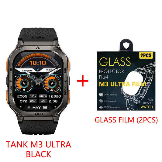 KOSPET Tank M3 Ultra GPS Smartwatch AMOLED AOD Fitness