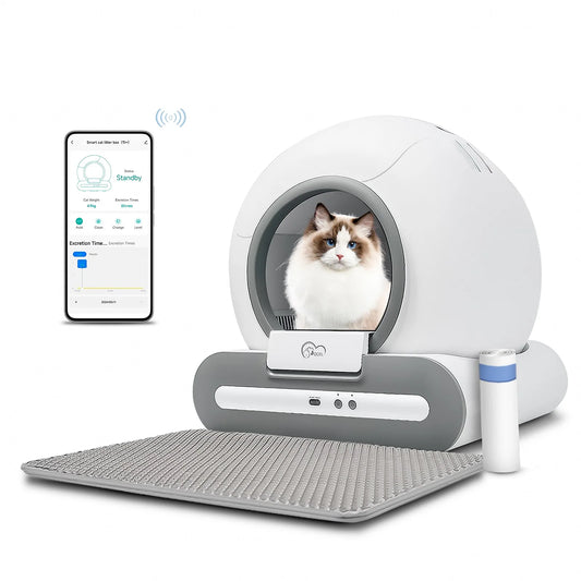 Doel Automatic Cat Litter Box Self Cleaning App Control