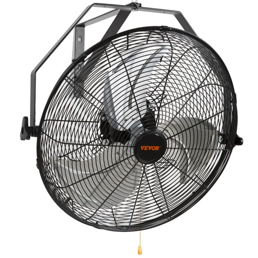 SucceBuy Wall Mount Fan High Velocity Waterproof Oscillate