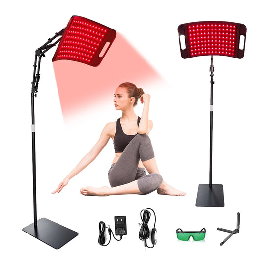 Red Light Therapy Lamp 660nm 850nm Infrared Panel Stand