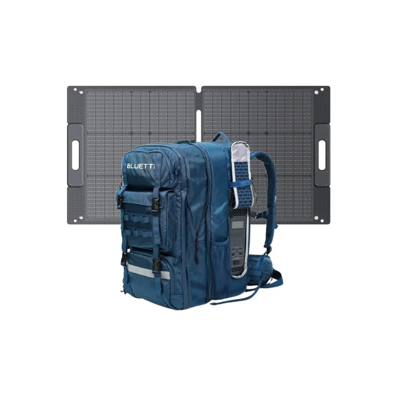 [US Stock] BLUETTI Handsfree 1 Solar Backpack Power Station, 268.8Wh 300W LiFePO4 Solar Generator, for Hiking, Travel