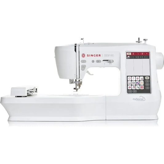 HOME.SE9180 Sewing & Embroidery Machine with Accessory Kit | 250 Built-in Stitches, 150 Embroidery Designs & 10 Fonts