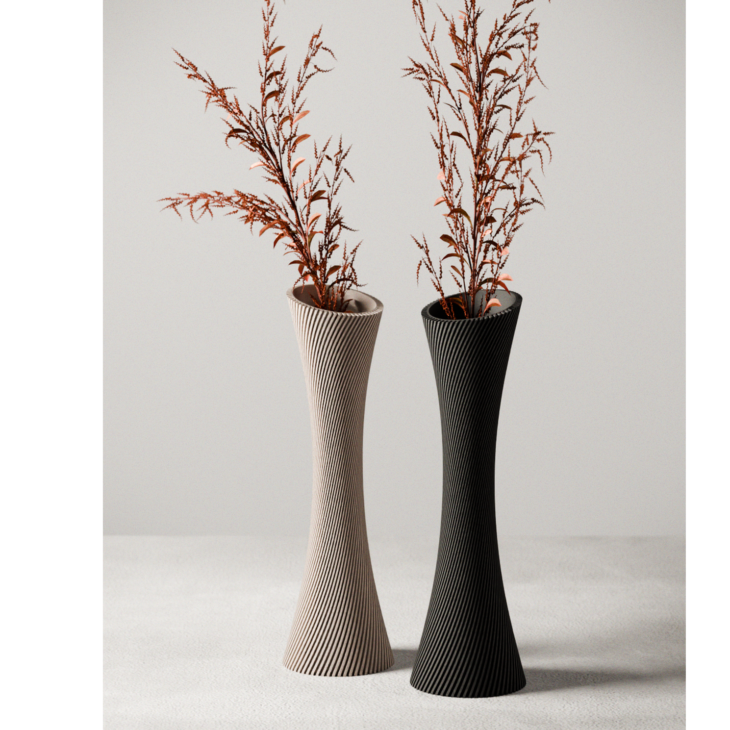 SPIRAL ROSE Vase