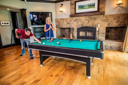 Phoenix 7’ Billiard Table with Table Tennis Conversion Top for a Game of Pool or an Action-Packed Table Tennis Game