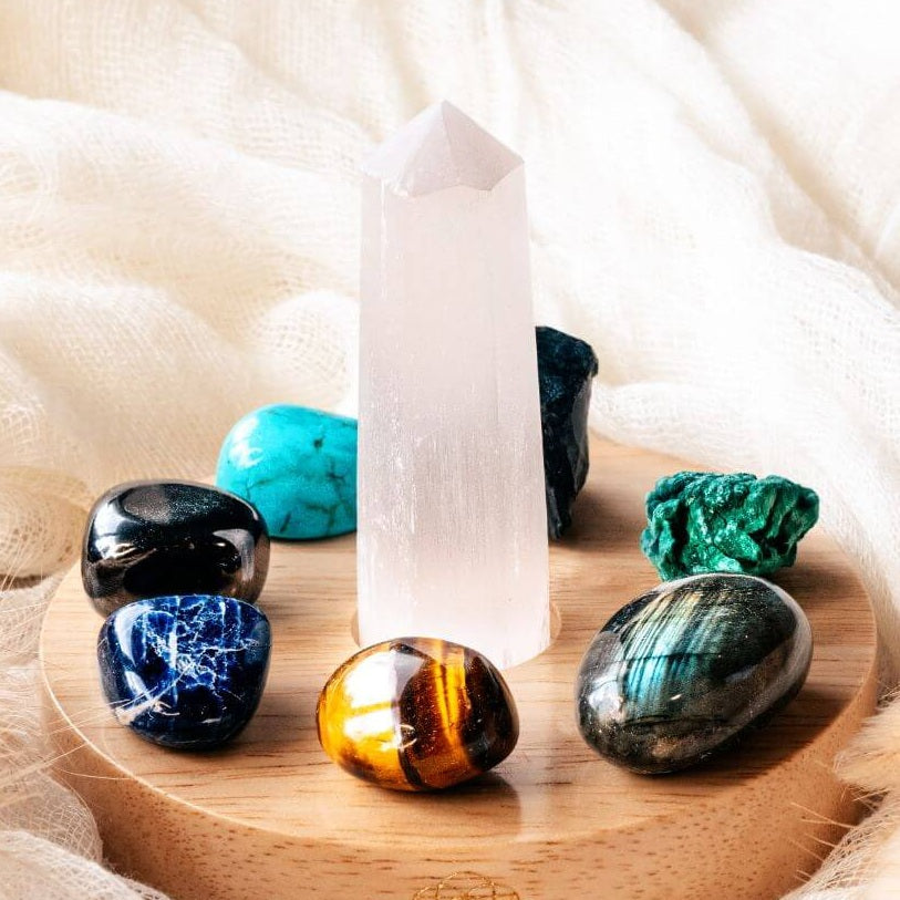 Sacred Crystal Protection Lamp Aura | Conscious Items