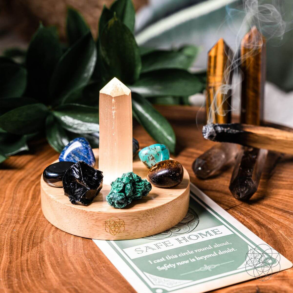 Sacred Crystal Protection Lamp Aura | Conscious Items