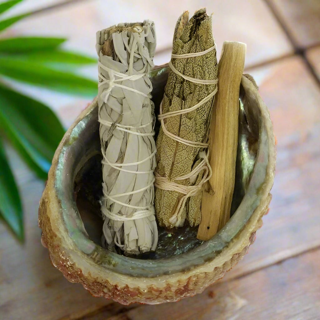Sacred Smudging Gift Set Deluxe Collection | DC-OMSutra