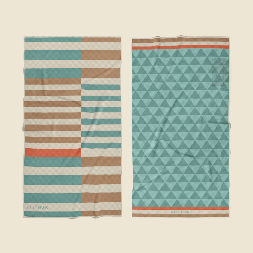 Sand Free 350GSM Hyperabsorbent Waffle Towel | KTTYHWK
