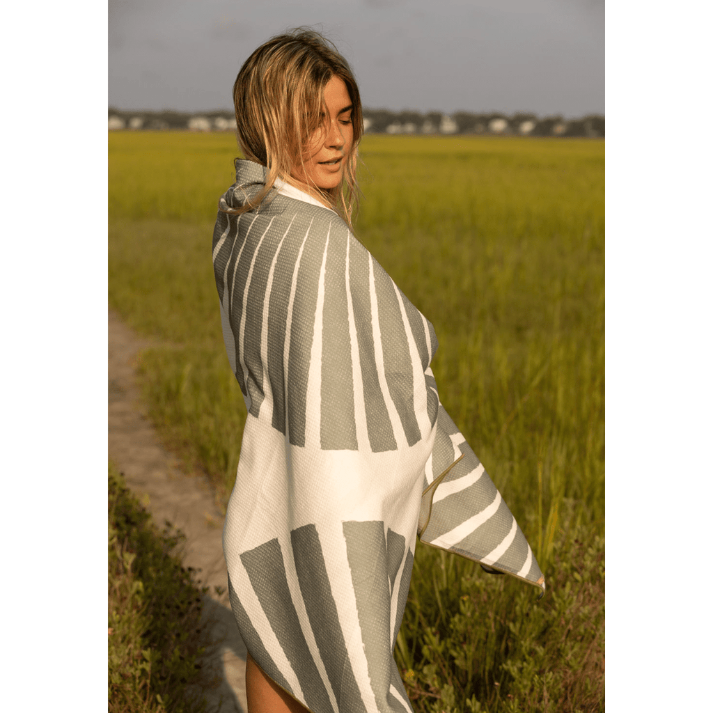 Sand-Free 350GSM Waffle Quick-Dry Beach Towel | KTTYHWK