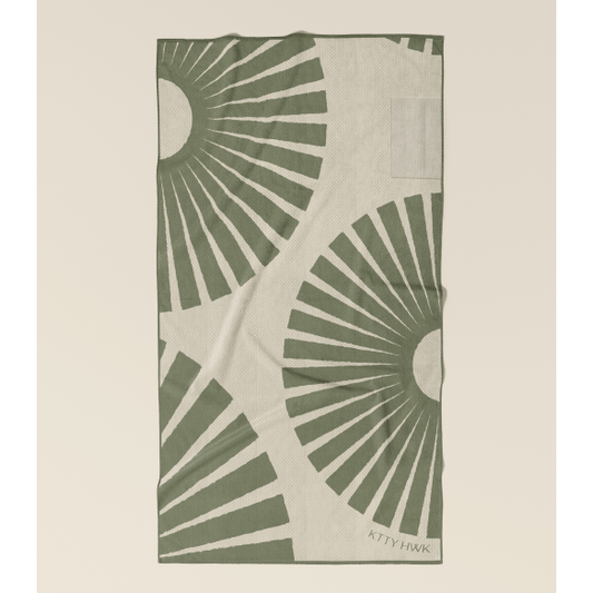Sand-Free 350GSM Waffle Quick-Dry Beach Towel | KTTYHWK