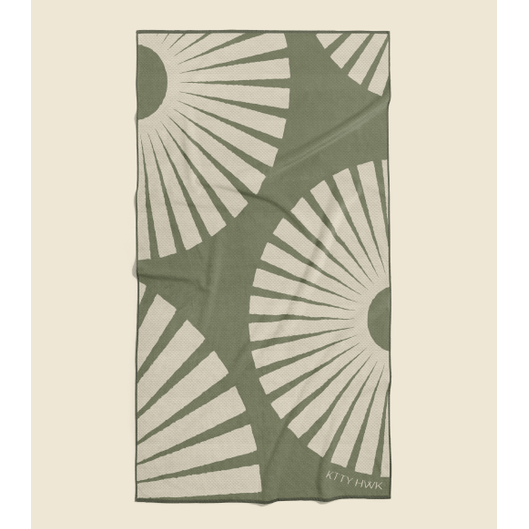 Sand-Free 350GSM Waffle Quick-Dry Beach Towel | KTTYHWK