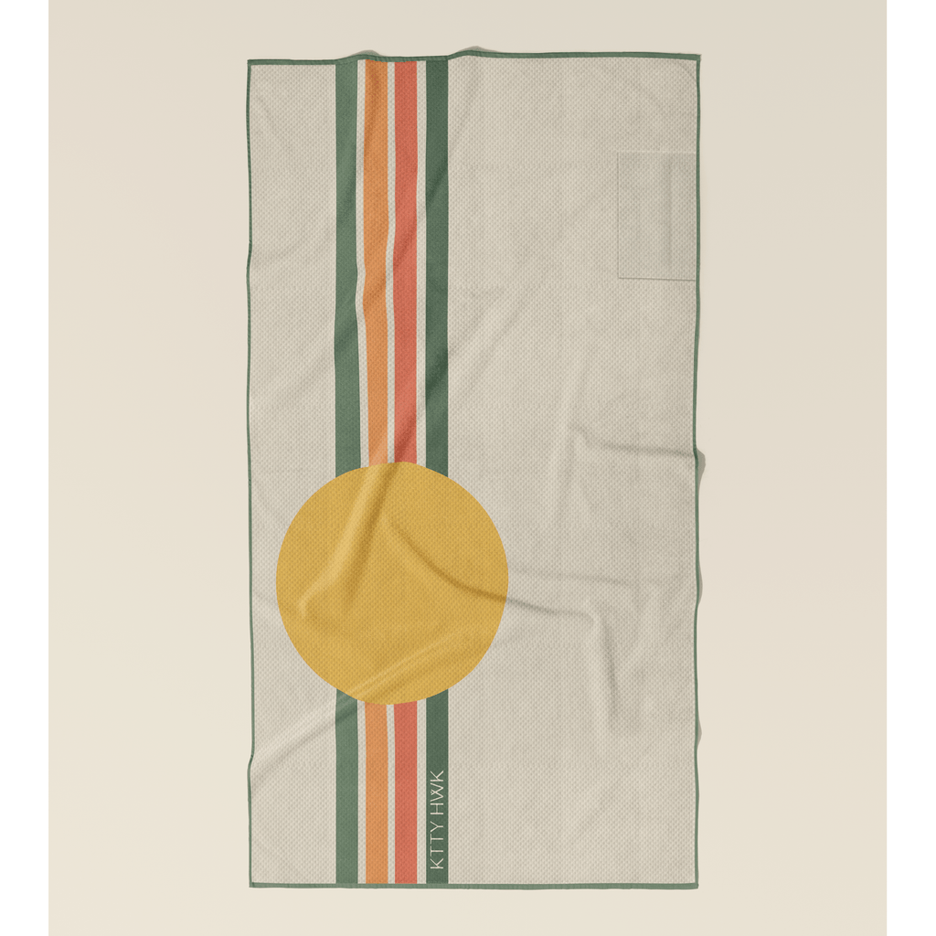 Sand-Free Cotton Beach Towel 350 GSM | KTTYHWK Pro