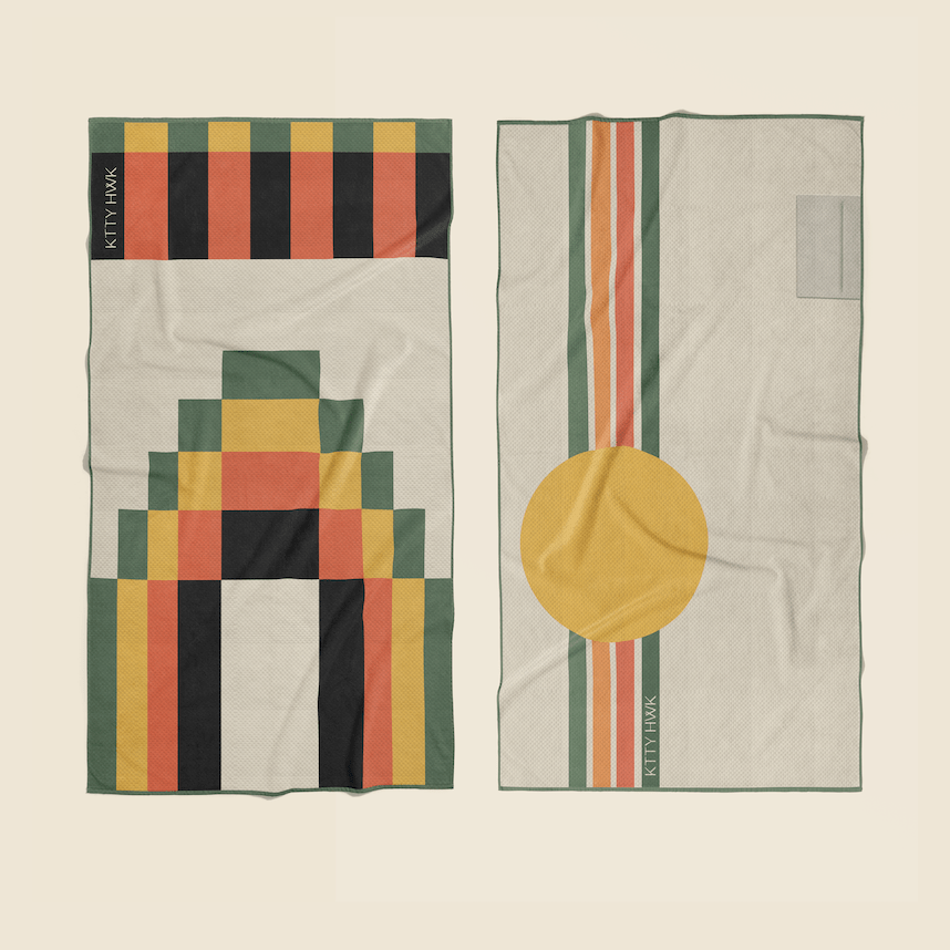 Sand-Free Cotton Beach Towel 350 GSM | KTTYHWK Pro