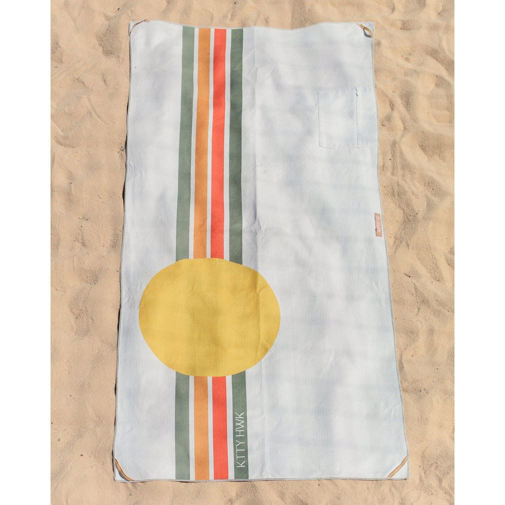 Sand-Free Cotton Beach Towel 350 GSM | KTTYHWK Pro