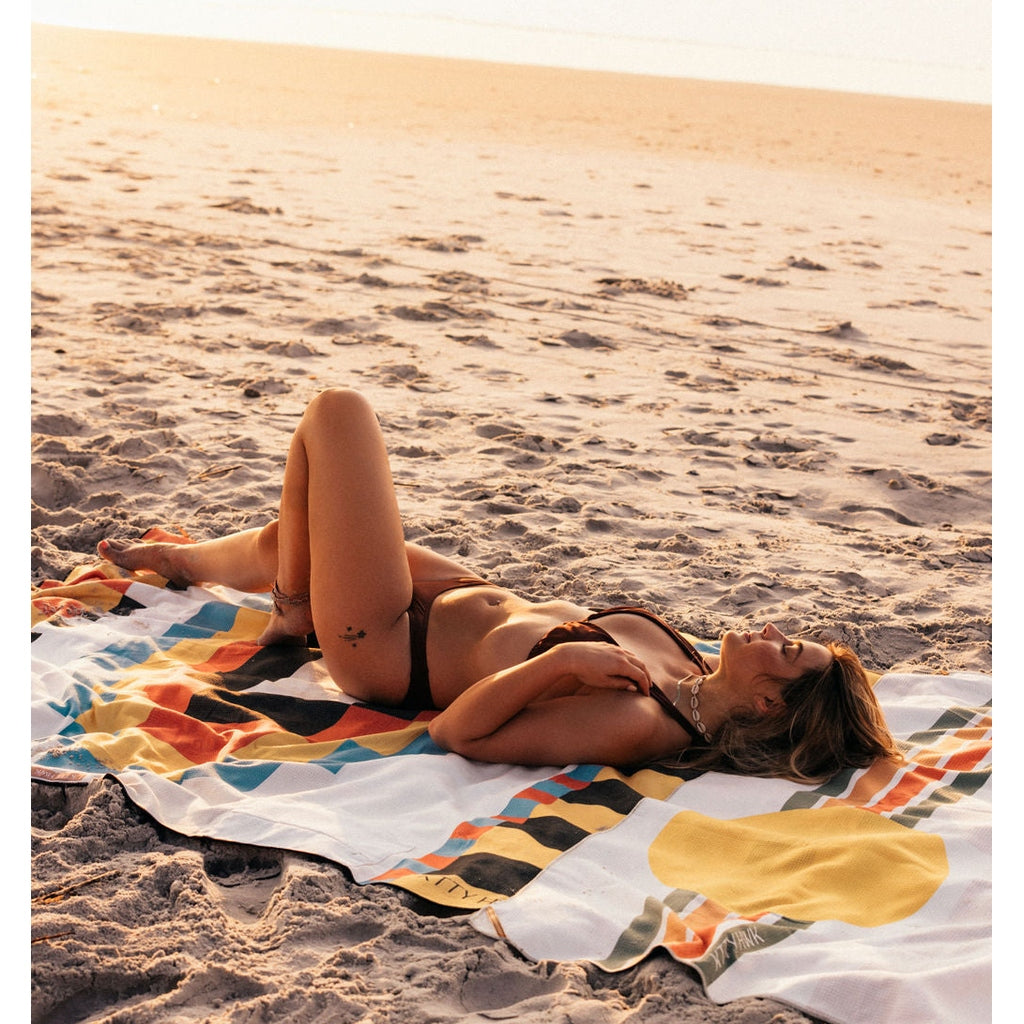Sand-Free Cotton Beach Towel 350 GSM | KTTYHWK Pro