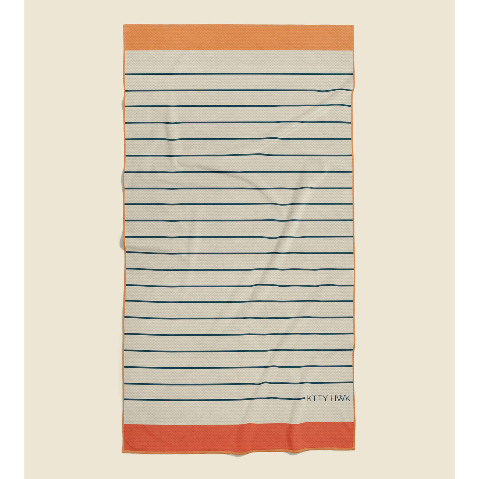 Sand-Free Cotton Canvas Beach Towel Reversible | KTTYHWK