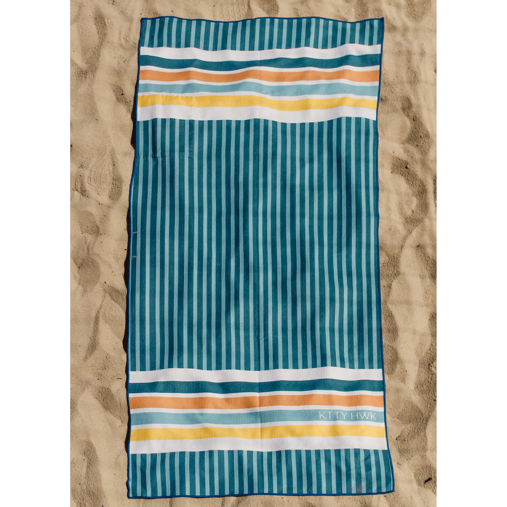 Sand-Free Textured Waffle Beach Towel Standard | KTTYHWK