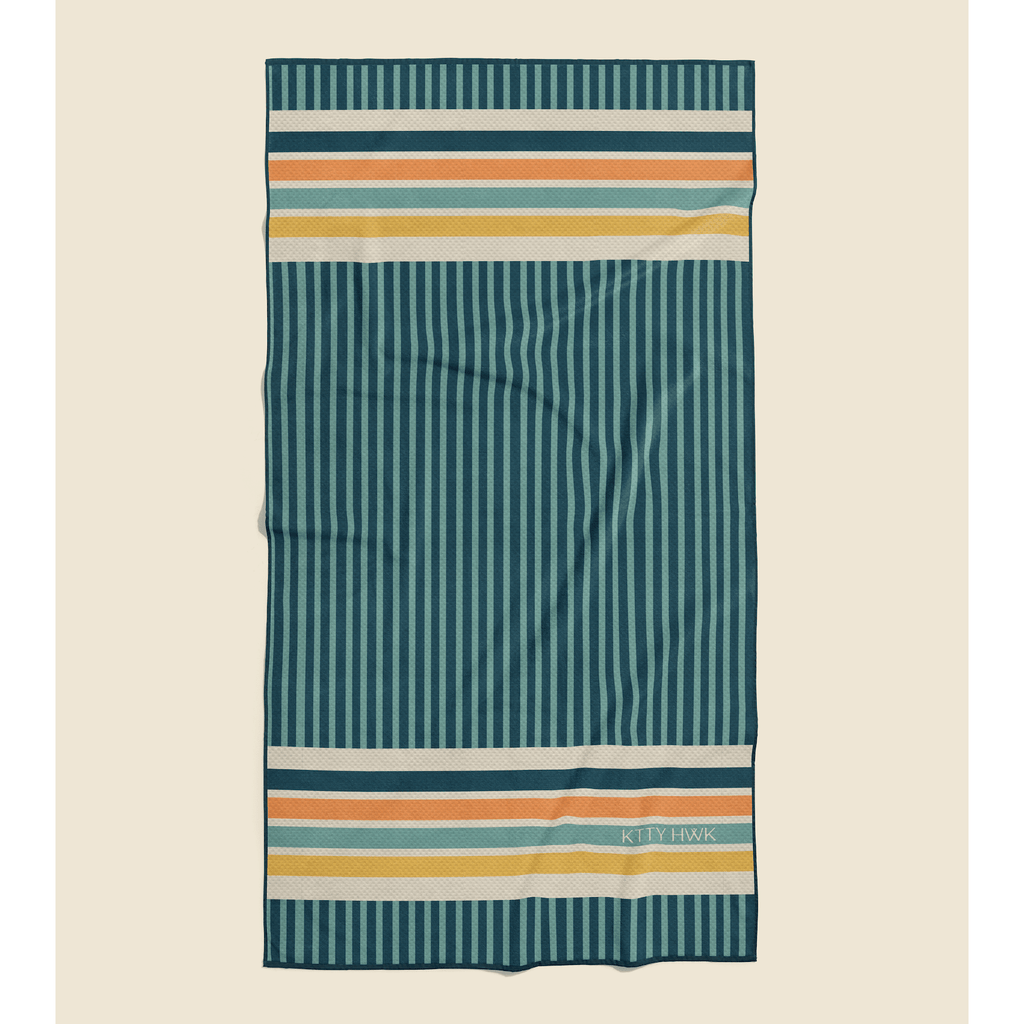 Sand-Free Textured Waffle Beach Towel Standard | KTTYHWK