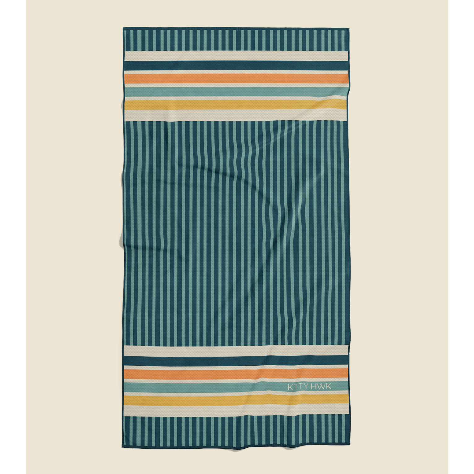 Sand-Free Textured Waffle Beach Towel Standard | KTTYHWK