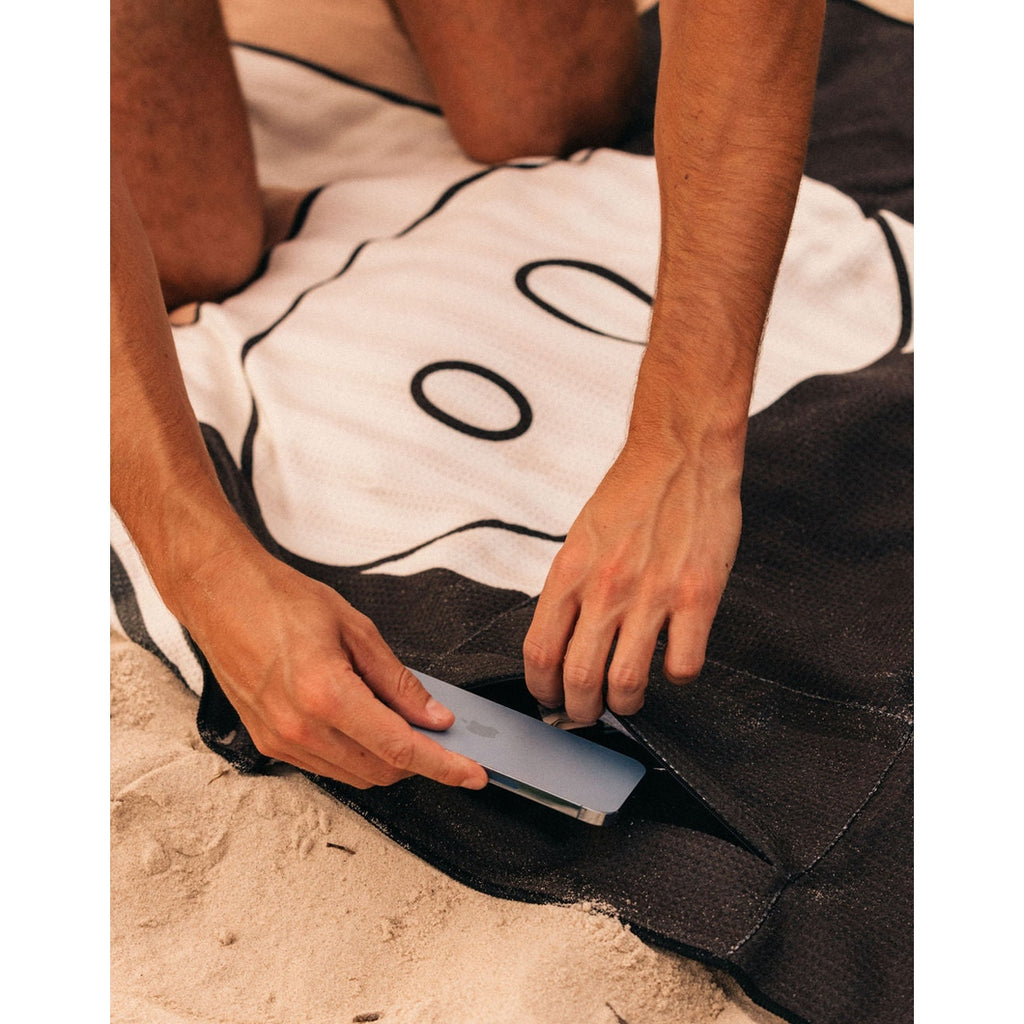 Sand-Free Waffle Towel Adventure Ready Gear | KTTYHWK
