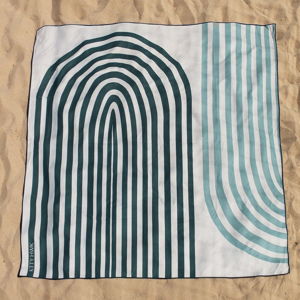 Sand-Free Waffle Towel Adventure Ready Gear | KTTYHWK