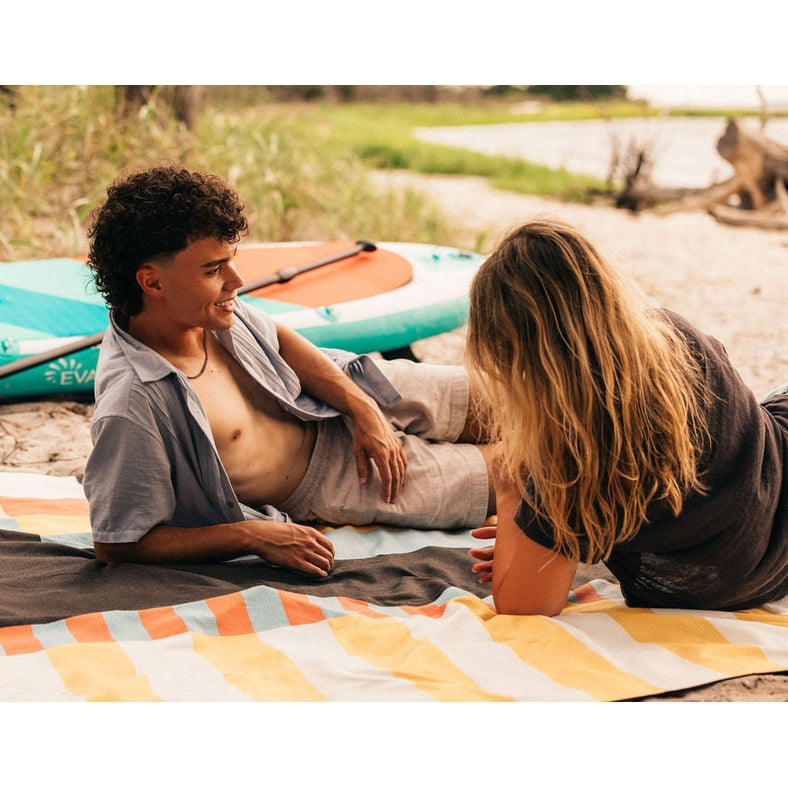 Sand-Free Waffle Towel Ultra Durable Outdoor | KTTYHWK