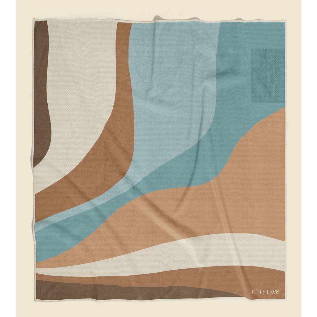 Sand-free 350GSM Waffle Towel Reversible Beach | KTTYHWK