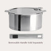 Saucepan with Lid by CRISTEL USA