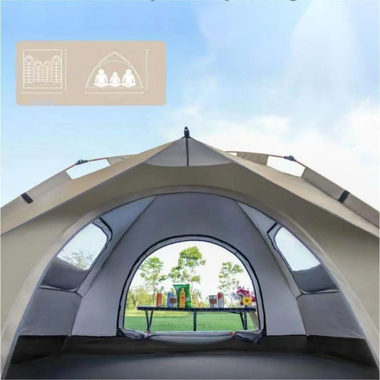 Automatic Quick Opening Tent For Outdoor Camping Two Doors