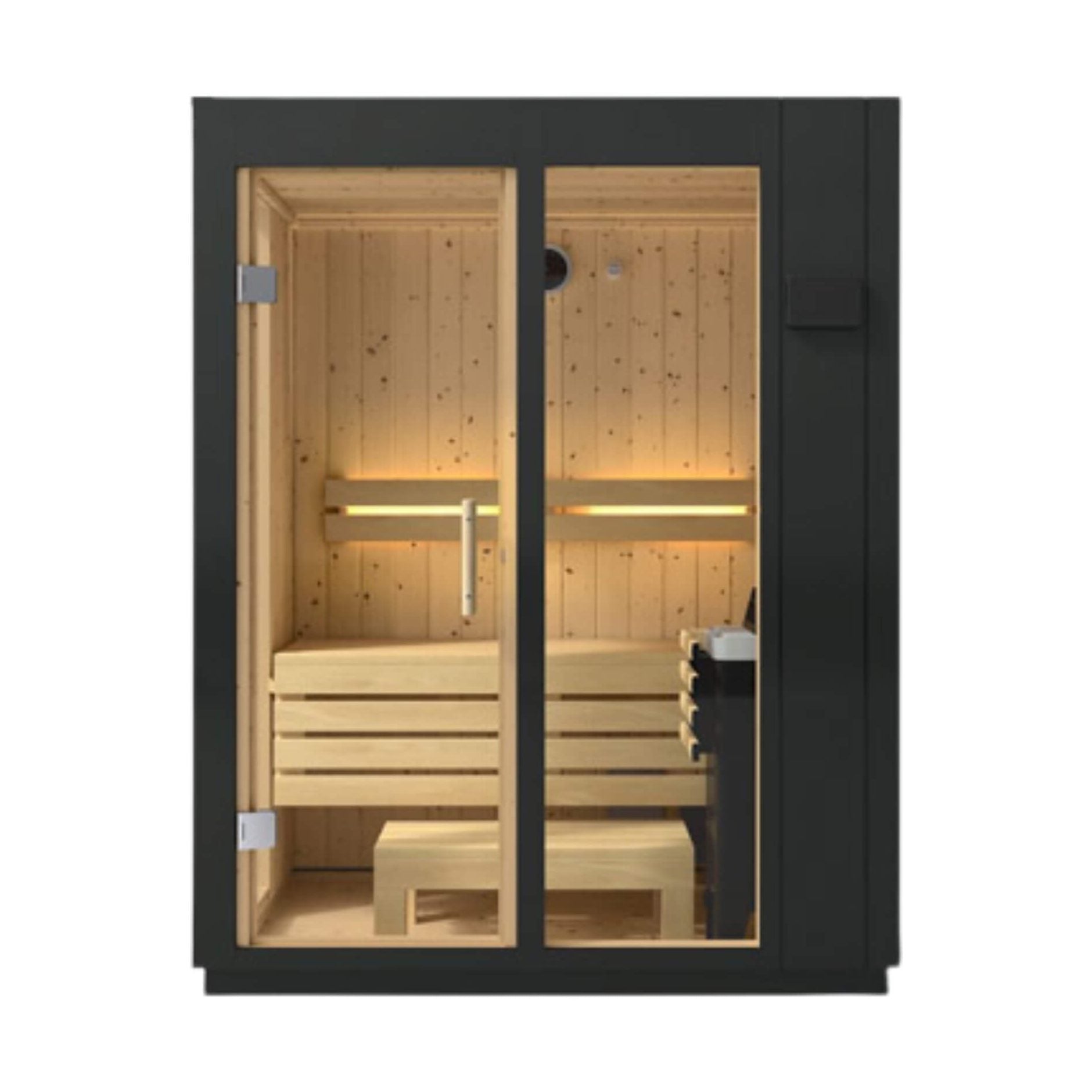 Scandinavian Spruce Indoor Sauna Alcove Kit | SAKSBY WHOLESALE